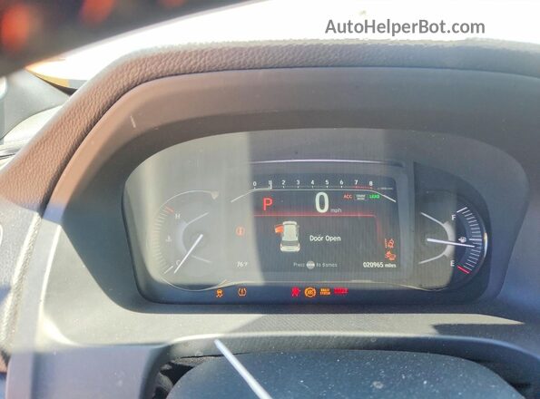 5FNYF8H67PB041357 2023 HONDA PASSPORT Gray Instrument cluster view