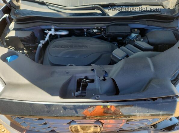 5FNYF8H67PB041357 2023 HONDA PASSPORT Gray Engine compartment view