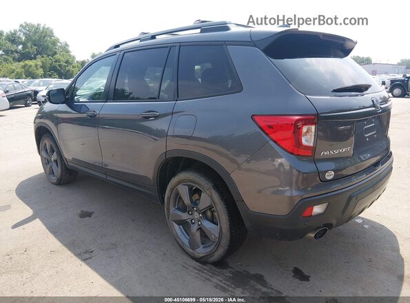 5FNYF8H90MB024034 2021 HONDA PASSPORT Gray Rear left