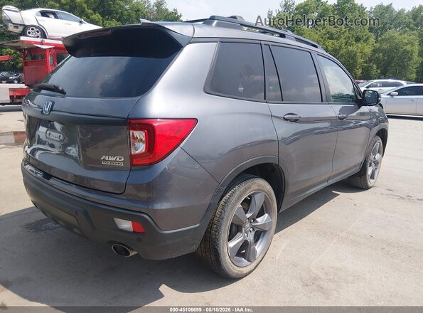 5FNYF8H90MB024034 2021 HONDA PASSPORT Gray Rear right