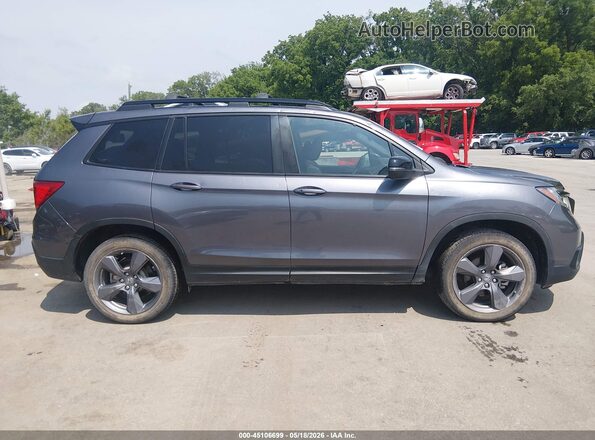 5FNYF8H90MB024034 2021 HONDA PASSPORT Gray Rear interior view