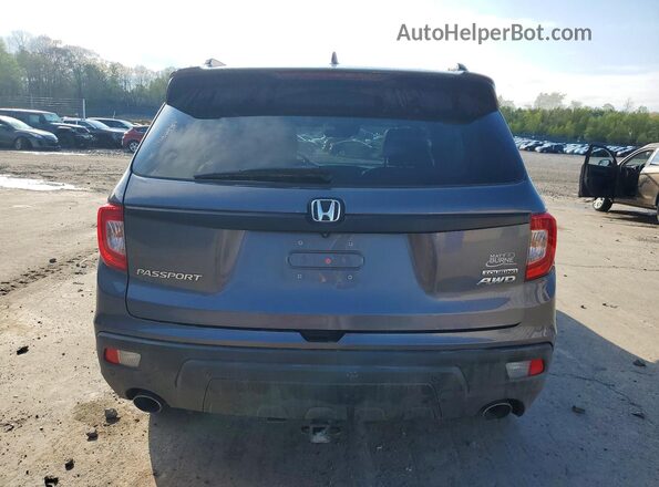 5FNYF8H98KB030841 2019 HONDA PASSPORT Gray 