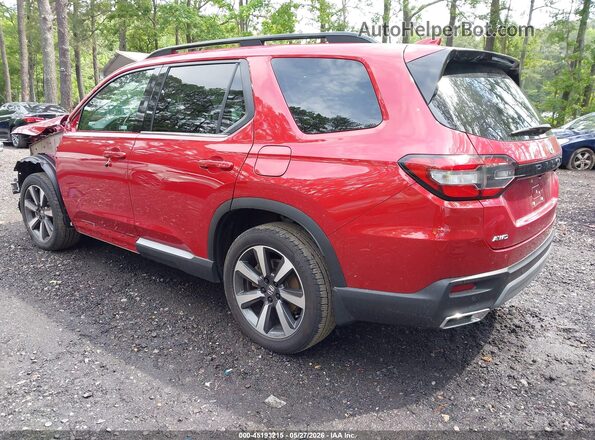 5FNYG1H71SB017223 2025 HONDA PILOT Red Rear left