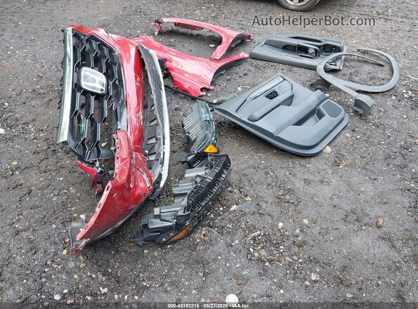 5FNYG1H71SB017223 2025 HONDA PILOT Red Instrument cluster view