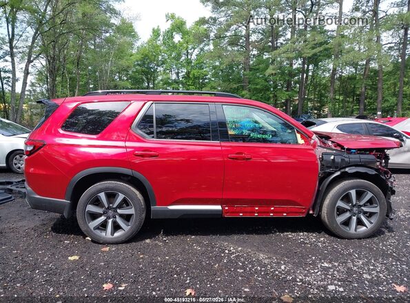5FNYG1H71SB017223 2025 HONDA PILOT Red 360 interior view