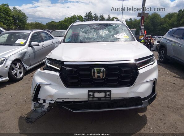 5FNYG1H79RB048309 2024 HONDA PILOT White Widok zestawu wskaźników