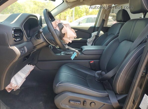 5FNYG1H86PB048631 2023 HONDA PILOT Black Front interior view