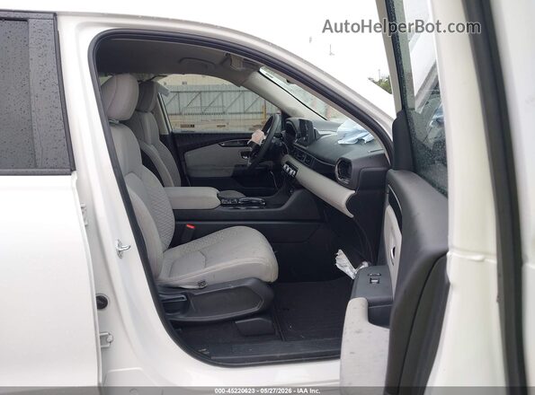 5FNYG2H27PB007796 2023 HONDA PILOT White წინა სალონის ხედი