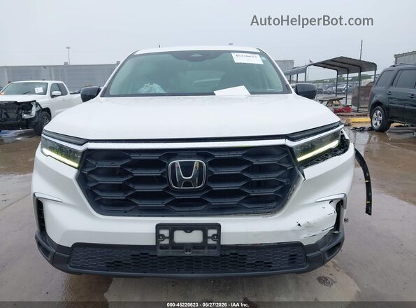 5FNYG2H27PB007796 2023 HONDA PILOT White ხელსაწყოთა პანელის ხედი