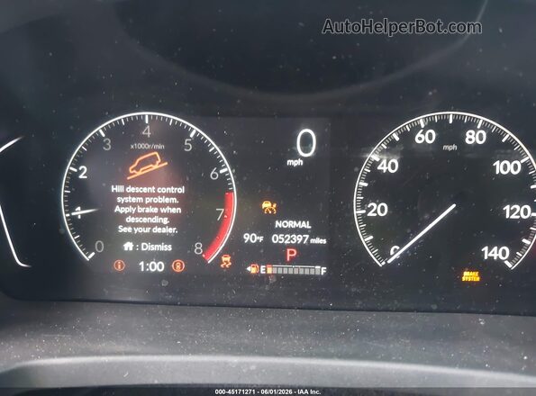 5FNYG2H49RB014110 2024 HONDA PILOT Black Widok tylnych siedzeń