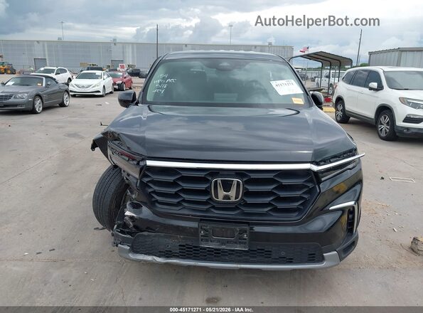 5FNYG2H49RB014110 2024 HONDA PILOT Black Widok zestawu wskaźników