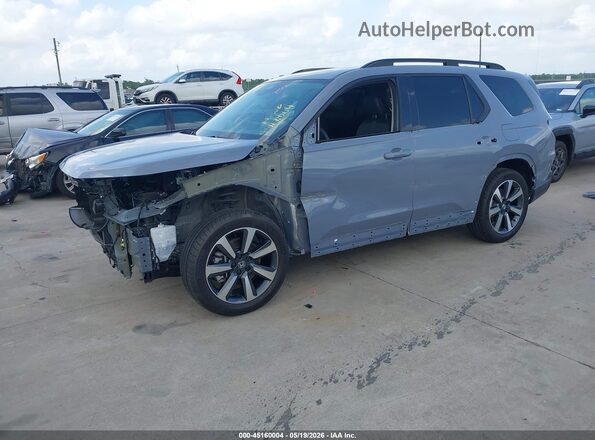 5FNYG2H78SB046952 2025 HONDA PILOT Blue Front left