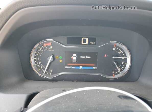 5FPYK2F50HB008082 2017 HONDA RIDGELINE White Widok zestawu wskaźników