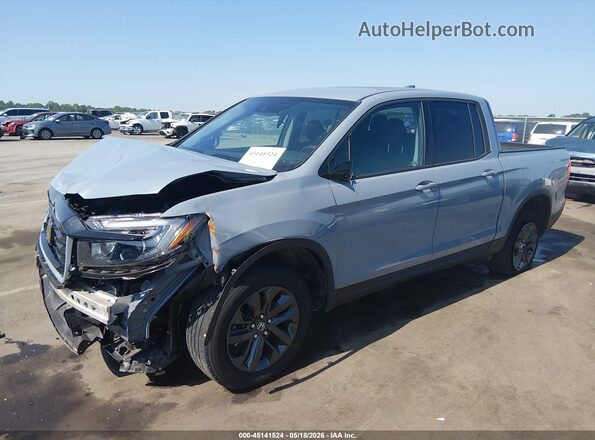 5FPYK3F10PB048339 2023 HONDA RIDGELINE Blue Передня ліва чверть