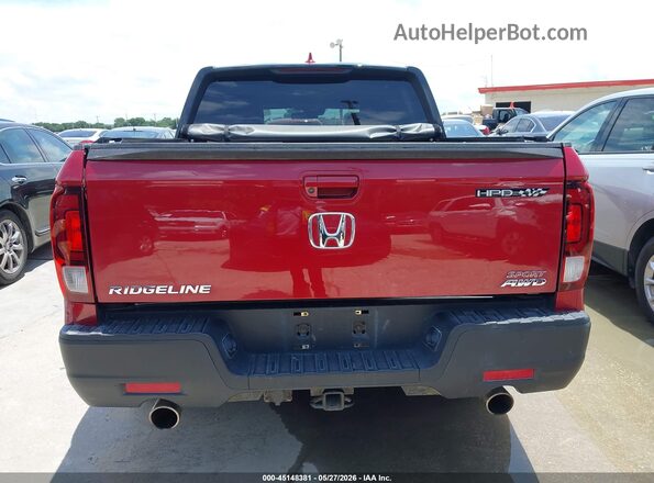 5FPYK3F16MB011226 2021 HONDA RIDGELINE Red 