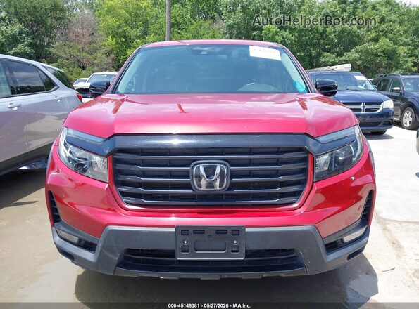 5FPYK3F16MB011226 2021 HONDA RIDGELINE Red Widok z przodu