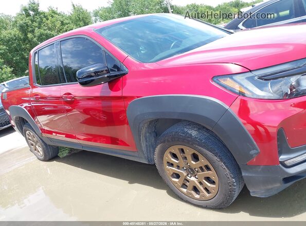 5FPYK3F16MB011226 2021 HONDA RIDGELINE Red Widok wnętrza z tyłu