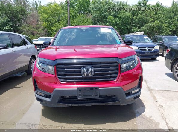 5FPYK3F16MB011226 2021 HONDA RIDGELINE Red Widok zestawu wskaźników