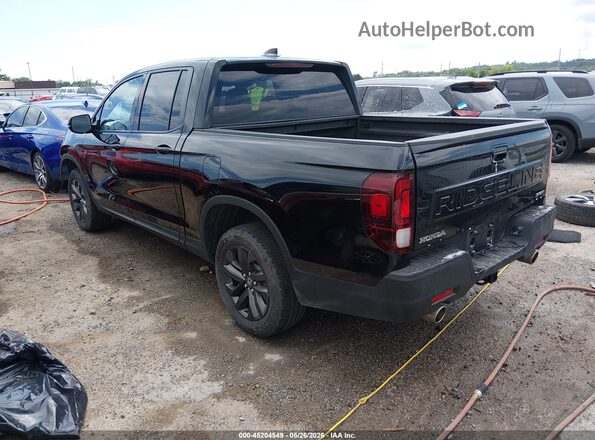 5FPYK3F16SB034132 2025 HONDA RIDGELINE Black Հետևի ձախ