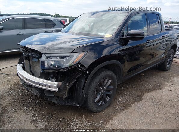 5FPYK3F16SB034132 2025 HONDA RIDGELINE Black Առջևի ձախ երեք քառորդ տեսարան