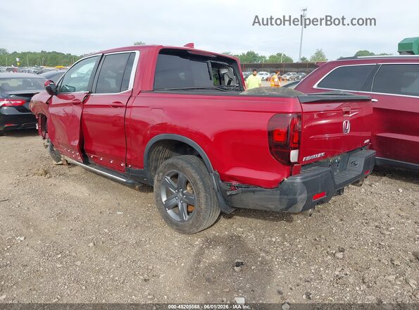 5FPYK3F50NB030312 2022 HONDA RIDGELINE Red უკანა მარცხენა