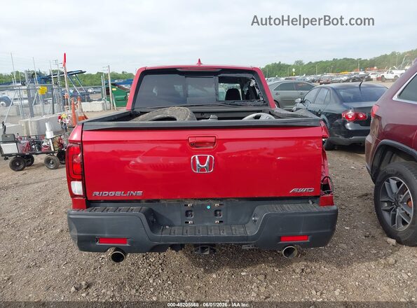 5FPYK3F50NB030312 2022 HONDA RIDGELINE Red 