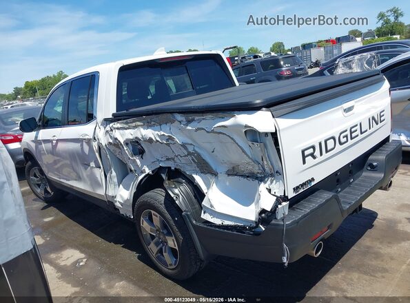 5FPYK3F50SB023954 2025 HONDA RIDGELINE White Սալոնի 360 աստիճան տեսք
