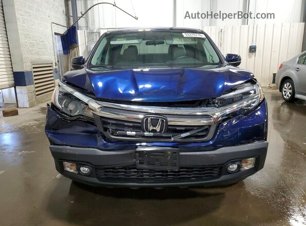 5FPYK3F51JB001475 2018 HONDA RIDGELINE Blue 