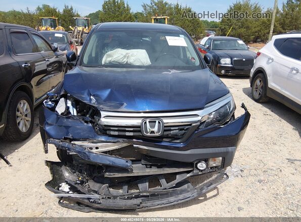 5FPYK3F54JB015418 2018 HONDA RIDGELINE Navy Instrument cluster view