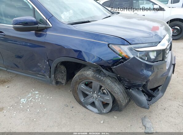 5FPYK3F54NB030801 2022 HONDA RIDGELINE Blue Դիմացի տեսք