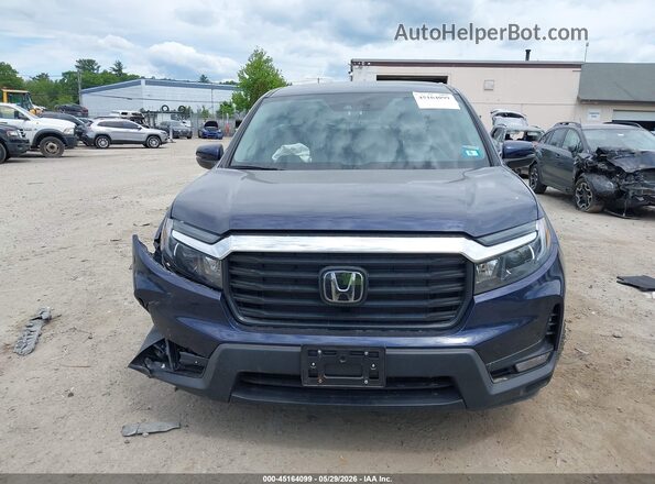 5FPYK3F54NB030801 2022 HONDA RIDGELINE Blue Սարքավորումների վահանակի տեսք
