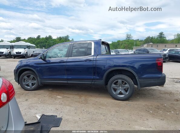 5FPYK3F54NB030801 2022 HONDA RIDGELINE Blue Սալոնի 360 աստիճան տեսք