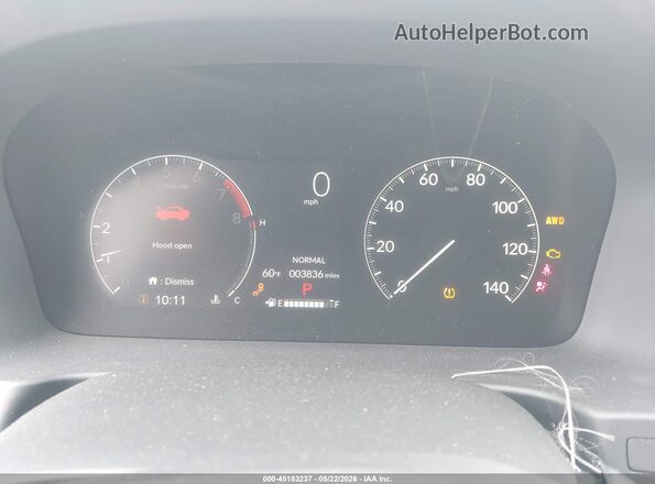 5FPYK3F58SB000907 2025 HONDA RIDGELINE White უკანა სავარძლების ხედი