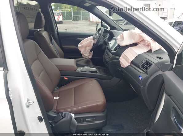 5FPYK3F58SB000907 2025 HONDA RIDGELINE White წინა სალონის ხედი