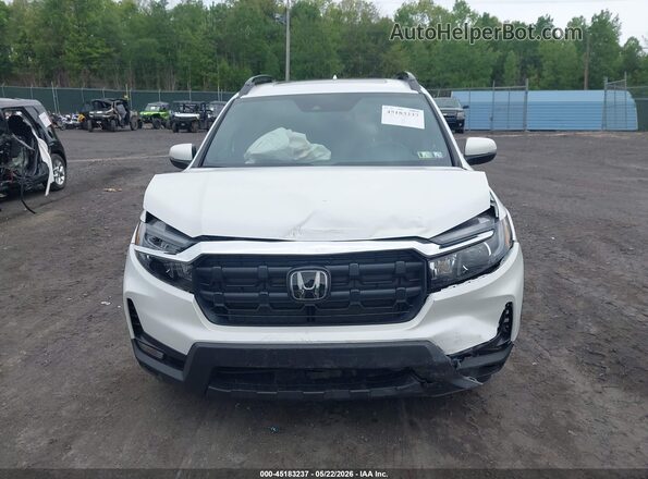 5FPYK3F58SB000907 2025 HONDA RIDGELINE White ხელსაწყოთა პანელის ხედი