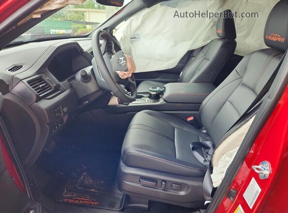 5FPYK3F61TB003853 2026 HONDA RIDGELINE Red Vista interior delantera