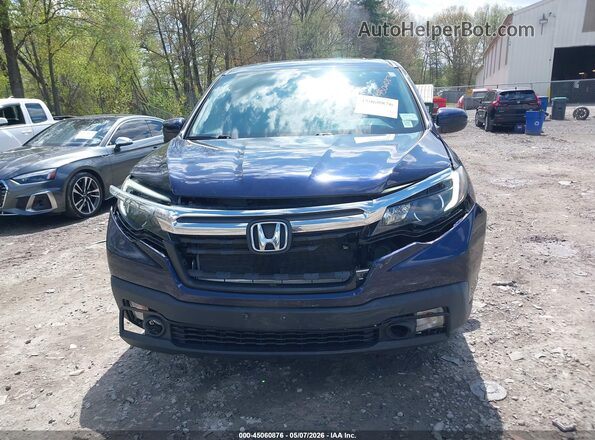 5FPYK3F69KB032693 2019 HONDA RIDGELINE Blue Вид щитка приладів