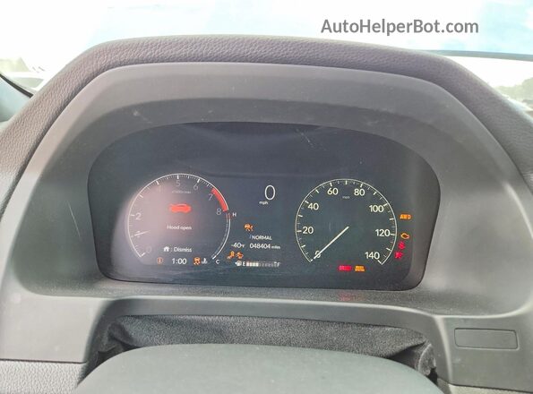 5FPYK3F69RB000613 2024 HONDA RIDGELINE Blue Instrument cluster view