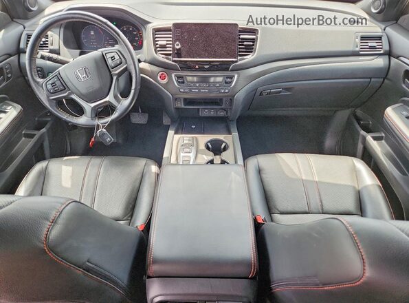 5FPYK3F69RB000613 2024 HONDA RIDGELINE Blue Dashboard view