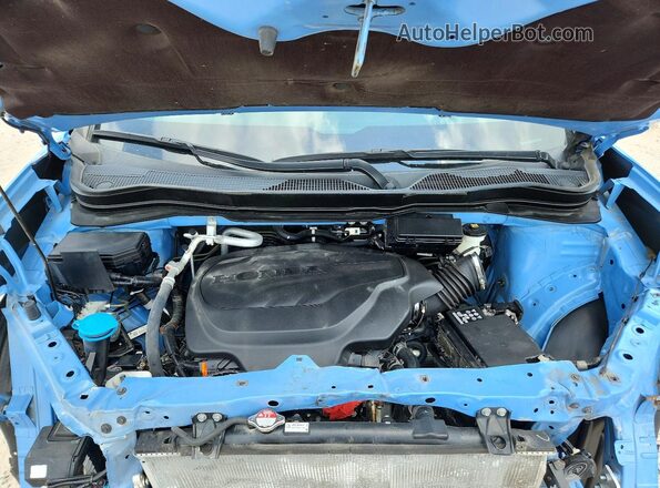 5FPYK3F69RB000613 2024 HONDA RIDGELINE Blue Rear interior view