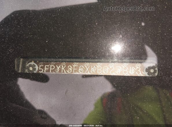 5FPYK3F6XKB027843 2019 HONDA RIDGELINE Dark Blue 