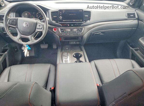 5FPYK3F70SB036656 2025 HONDA RIDGELINE Gray Dashboard view