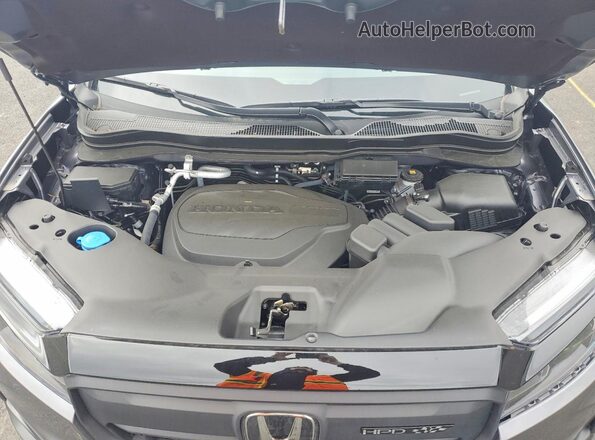 5FPYK3F70SB036656 2025 HONDA RIDGELINE Gray Rear interior view