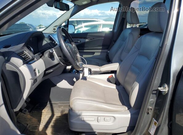 5FPYK3F72HB039714 2017 HONDA RIDGELINE Charcoal Vista interior delantera
