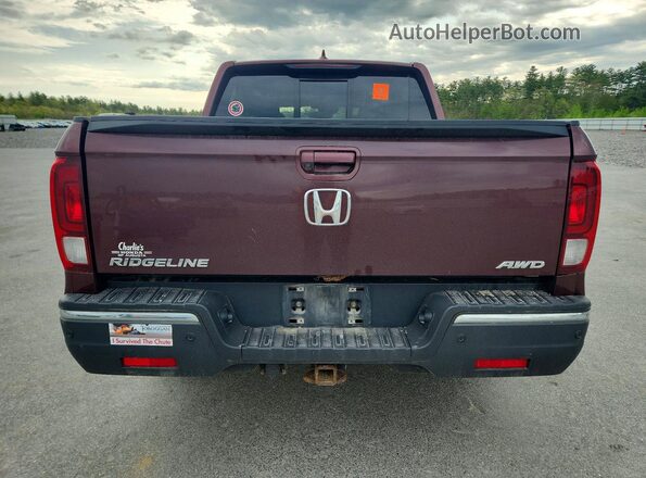 5FPYK3F72JB011465 2018 HONDA RIDGELINE Maroon 