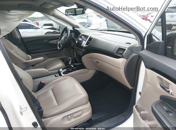 5FPYK3F72KB012925 2019 HONDA RIDGELINE White Вид салону спереду