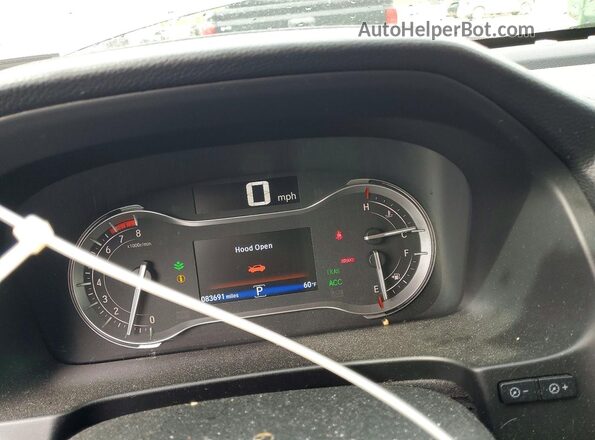 5FPYK3F72LB001425 2020 HONDA RIDGELINE Gray Widok zestawu wskaźników
