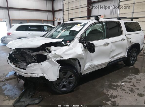 5FPYK3F72LB016863 2020 HONDA RIDGELINE White Vista tres cuartos delantera izquierda