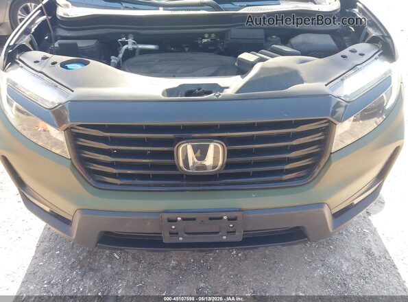 5FPYK3F72NB004067 2022 HONDA RIDGELINE Green Widok z tyłu