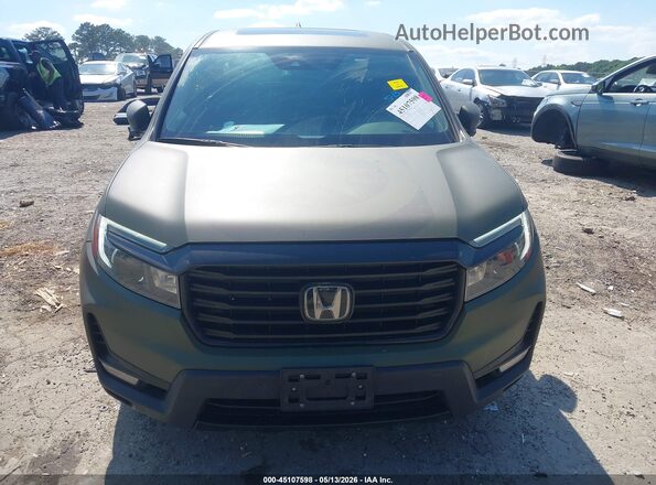 5FPYK3F72NB004067 2022 HONDA RIDGELINE Green Widok zestawu wskaźników